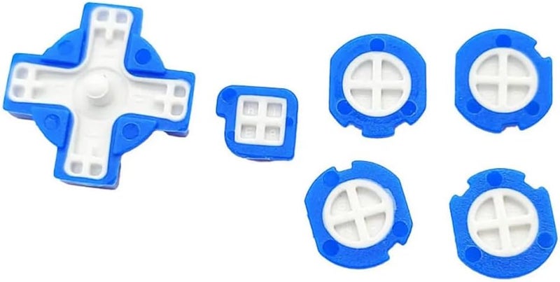 VANJUNN Store بديل لجهاز نينتندو 3DS وحدة التحكم ABXY زر D-Pad A B X Y أزرار الاتجاه D-Pad (أسود) - Image 3